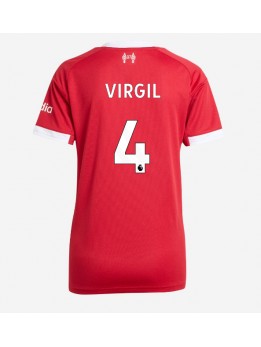 Liverpool Virgil van Dijk #4 Replika Hemmakläder Dam 2025-26 Kortärmad